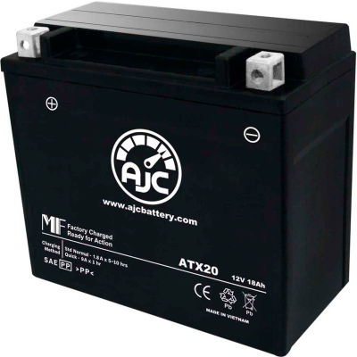 AJC Battery Arctic Cat Z1 T Z1 1056CC Snowmobile Battery (2010-2012), 18 Amps, 12V, B Terminals