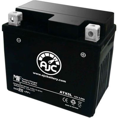 AJC Battery Polaris Predator Sportsman Outlaw 90CC ATV Battery (2003-2014), 4.5 Amps, 12V