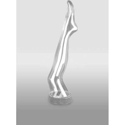 Transparent Mannequin, Leg, 27-1/2"H
