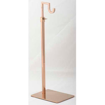 Handbag Stand, Hook Style - Adjustable 14" - 26" High - Rose Gold - Pkg Qty 2