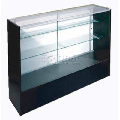 5' Full Vision Show Case, Black