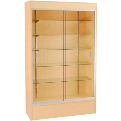 Wall Case 48'W x 18"D x 78"H Maple