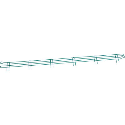 Nexel® Poly-Green® Wire Ledge 72"W x 4"H