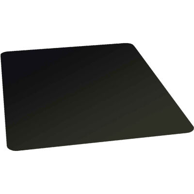 ES Robbins® Office Chair Mat for Hard Floor Light Use - 36"W x 48"L - Straight Edge - Black