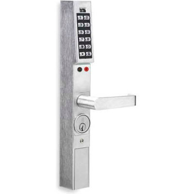Trilogy DL1300/26D1 Narrow Style Access Control Lock W/Audit Trail 2000 User Codes, 26D