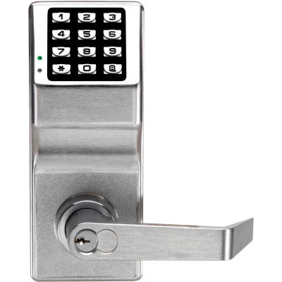 Trilogy DL2700WP/26D Weatherproof Keypad Programmable Pushbutton Lock 100 Combination Cap