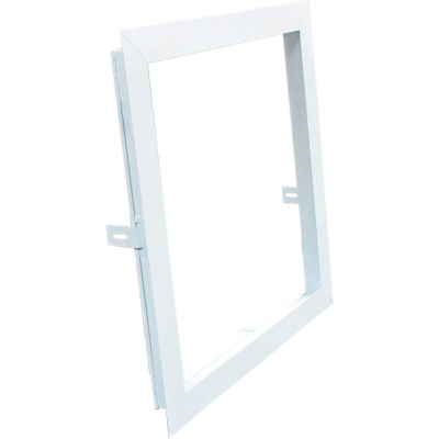 American Louver Plaster Frame for Lay-In Air Diffuser, 1' x 1', White, PK2