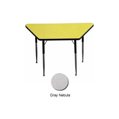 Activity Table - Trapezoid - 24" X 24" X 48" - Juvenile Adj. Height, Gray Nebula