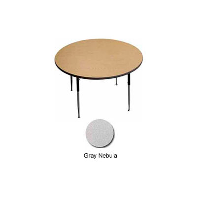 Activity Table - Round - 48" Diameter, Standard Adj. Height, Gray Nebula