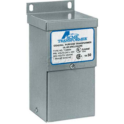 Transformers | Industrial Transformers | Acme Electric T153105 1 Ø, 60