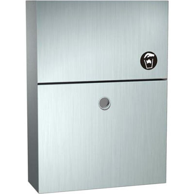 ASI® Surface Mounted End Stall Sanitary Napkin Disposal - 0473-A