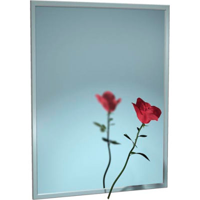 ASI® Stainless Steel Channel Frame Mirror - 24"Wx36"H - 0620-2436