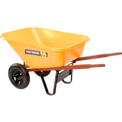 Ames RP810 8 Cubic Foot Poly Wheelbarrow With Dual Wheels
