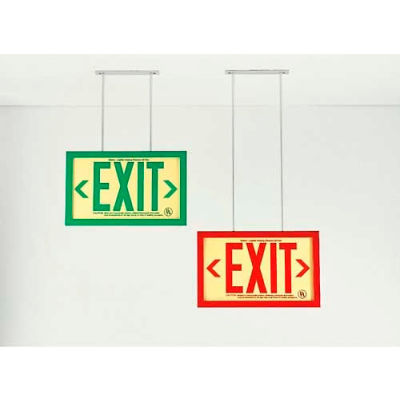 10-Inch Extended Ceiling Mount Bracket For Permalight® Framed Exit Signs