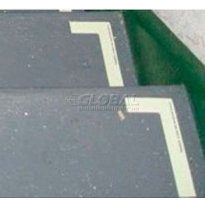 Photoluminescent Flexible Vinyl 'Right' L-Shaped Step Marker