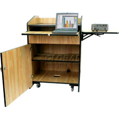Non Sound Multimedia Presentation Plus Podium - Medium Oak