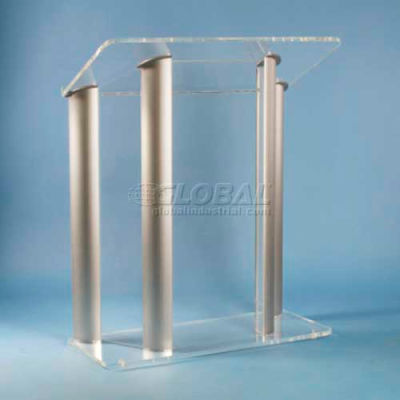 Contemporary Acrylic And Aluminum Podium / Lectern