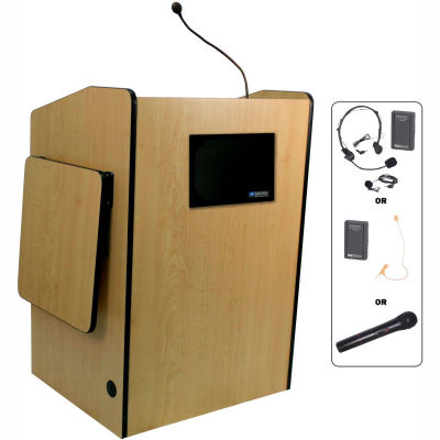 Wireless Multimedia Presentation Plus Podium - Maple