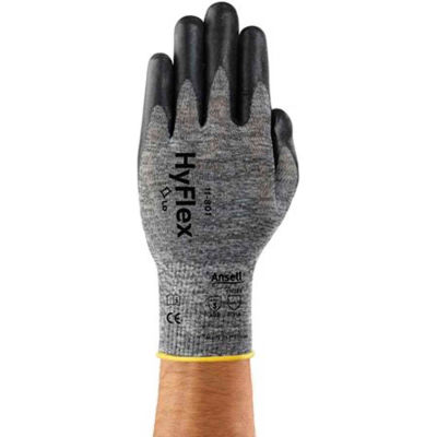 Hyflex® Foam Nitrile Coated Gloves, Ansell 11-801-7, 1-Pair - Pkg Qty 12
