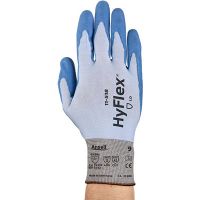 HyFlex® Seamless Polyurehtane Coated Gloves, Ansell 11-518, Size 9, 1 Pair - Pkg Qty 12