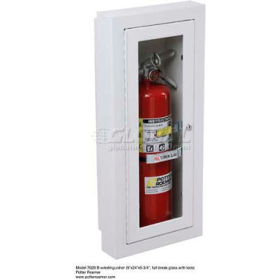 Potter Roemer Alta Steel Fire Extinguisher Cabinet, Breakable Glass ...