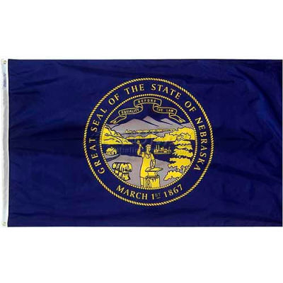 3X5 Ft. 100% Nylon Nebraska State Flag