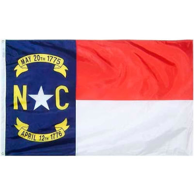 3X5 Ft. 100% Nylon North Carolina State Flag