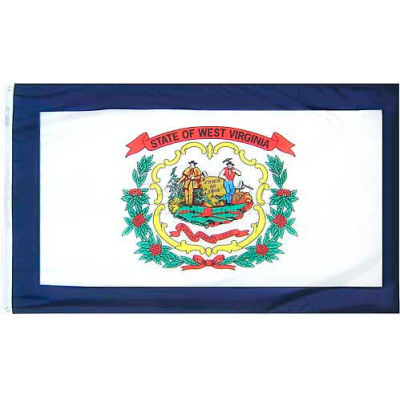 3X5 Ft. 100% Nylon West Virginia State Flag