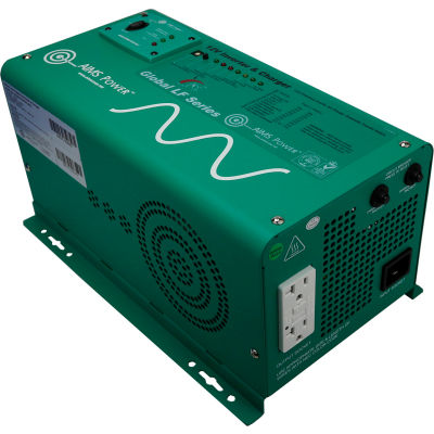 AIMS 1250 Watt Low Frequency Pure Sine Inverter Charger 12 Vdc to 120 Vac, PICOGLF12W12V120AL
