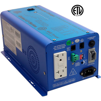 AIMS 600 Watt Pure Sine Inverter Charger 12V, PICOGLF6W12V120V