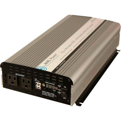 AIMS Power 1500 Watt Inverter with Built In 10 Amp Charger, PWRIC1500W