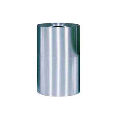 Rubbermaid AOT62SA Atrium® Aluminum Container, Open Top 62 Gallon - Satin Aluminum