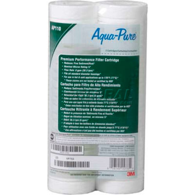 3M Aqua-Pure AP110, 5 Micron Porosity Standard Sediment Cartridge - Pkg Qty 2