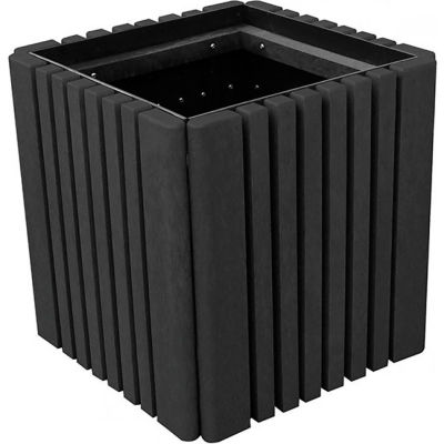 Polly Products 22.5" Cubed Planter Box, Black