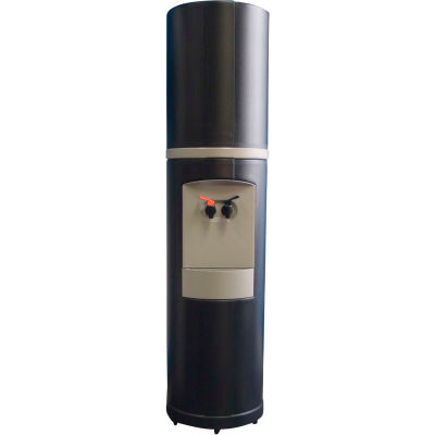 Aquaverve Bottleless Fahrenheit Model Commercial Hot/Cold Cooler W/ Filtr, Black W/ Grey Trim
