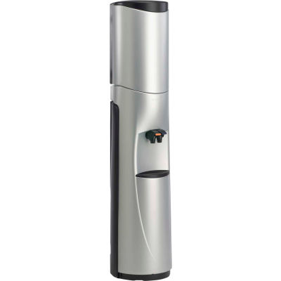 Aquaverve Bottleless Pacifik Model Commercial Hot/Cold Water Cooler W/ Filtr - Silver W/ Black Trim