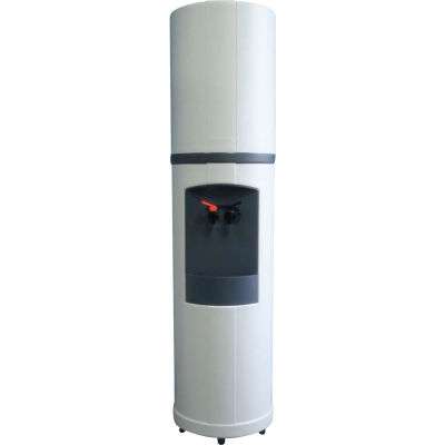 Aquaverve Fahrenheit Model Commercial Hot/Cold Bottled Water Cooler Dispenser- White W/ Blue Trim