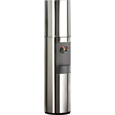 Aquaverve S2 Model Polished Stainless Steel Commercial Hot/Cold Bottled Water Cooler Dispenser
