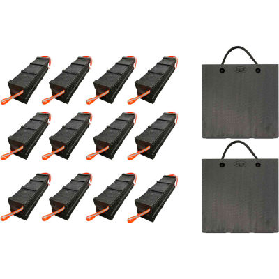 AME 12 Piece Primo Cribbing Kit with Lock Top Plates - 15269PL