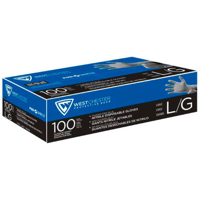PosiShield™ 2910 Industrial Grade Nitrile Disposable Gloves, Powder-Free, Blue, S, 100/Box