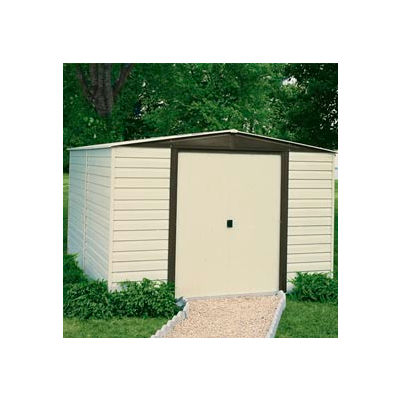 arrow sheds 10x12 vinyl milford storage shed kit - vinyl