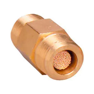 Arrow In-Line Nipple Filter ASP3102-40, Sintered Bronze, 1/4" NPT, 300 PSI - Pkg Qty 10