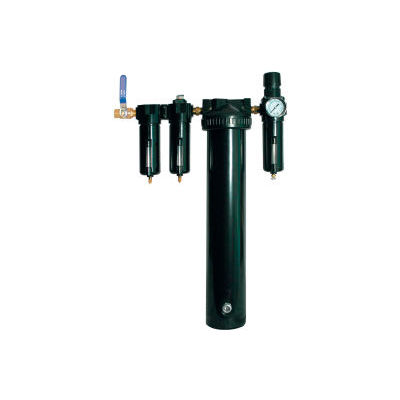 Arrow StageAir 1 Gal. Desiccant Dryer C7612XXL, Zinc & Aluminum Bowl, 1/2" NPT, 250 PSI