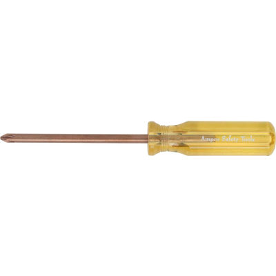 AMPCO® S-1099 Non-Sparking Phillips Screwdriver, #2 - Pkg Qty 4