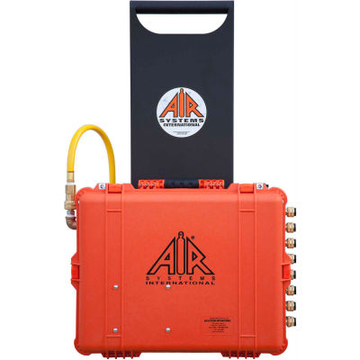 Air Systems International 100 CFM Blast-Air™ Cart, 8 Outlet, Hansen Fitting, BA-100-8