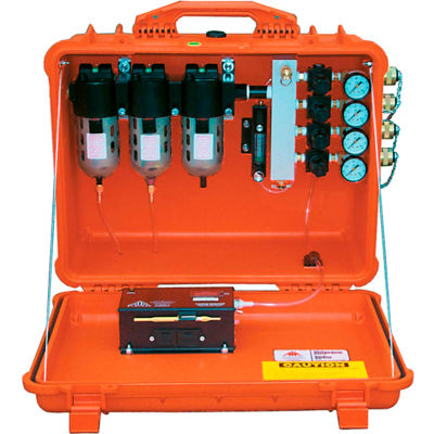Air Systems 50 CFM Breather Box®, 4 Outlets w/ Independent Regulators, Hansen, BB50-CO4R