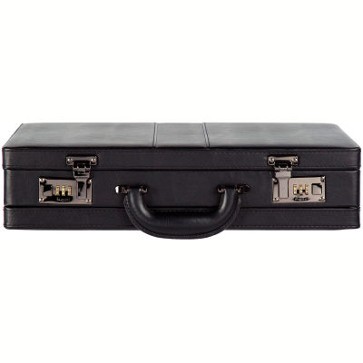 Bugatti Synthetic Leather Attaché Case- 17''L x 12''H x 4.5''W