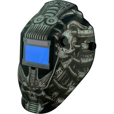 Metal Man® Professional Auto-Darkening Helmet With Grind Mode, 9-13 Var. Shade Control