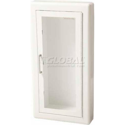 Activar Inc. Steel Fire Extinguisher Cabinet, Full Acrylic Window, Semi-Recessed
