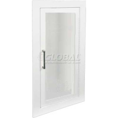 Fire-Rated Fire Extinguisher Cabinet, Full Acrylic Window, Surface Mount, Steel